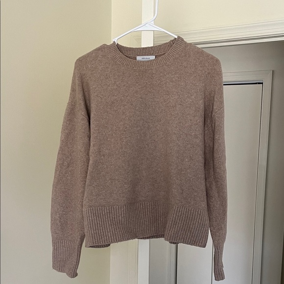 & Other Stories Sweaters - & Other Stories Neutral Taupe Crewneck Sweater